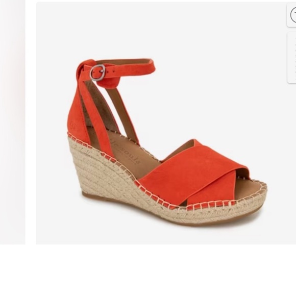 Kenneth Cole Shoes - Kenneth Cole Charli Red Wedge Sandals